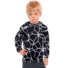 Neurons Braid Network Wattle Yarn Kids  Hooded Pullover by HermanTelo