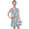 Cute French Bulldog Puppy Dog Christmas Costume Seamless Pattern Kids  Cross Web Dress View1