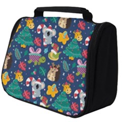 Colorful Funny Christmas Pattern Full Print Travel Pouch (big) by Vaneshart