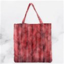 Abstrait Texture Rouge/Noir Grocery Tote Bag View2