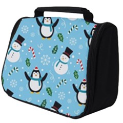 Colorful Funny Christmas Pattern Cartoon Full Print Travel Pouch (big) by Vaneshart