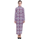 DF Donos Grid Turtleneck Maxi Dress View1