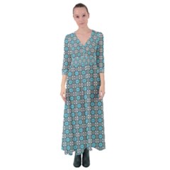 Df Monica Becket Button Up Maxi Dress