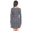 DF Adamo Linum Long Sleeve V-neck Flare Dress View2