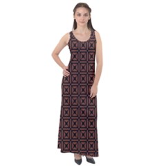 Df Taurus Chocorree Sleeveless Velour Maxi Dress