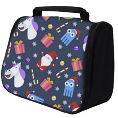 Colorful Funny Christmas Pattern Full Print Travel Pouch (big) by Vaneshart