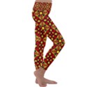 RBY-B-7-6 Kids  Lightweight Velour Classic Yoga Leggings View3