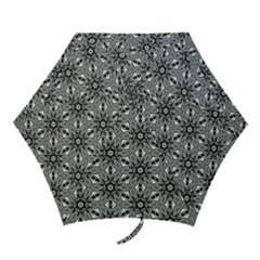 Black And White Pattern Mini Folding Umbrellas by HermanTelo
