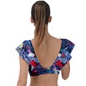 Eden Garden 1 2 Plunge Frill Sleeve Bikini Top View2