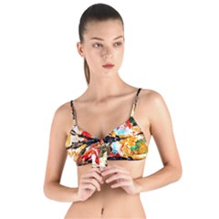 Lilies 1 7 Tie Up Cut Bikini Top