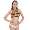 Christmas Tree  1 11 Cross Front Halter Bikini Top View1