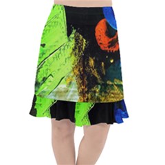 I Wonder 1 Fishtail Chiffon Skirt