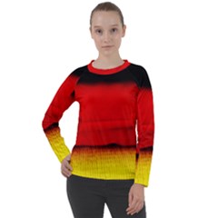 Colors And Fabrics 7 Women s Long Sleeve Raglan Tee