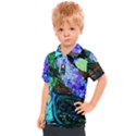 Lilac And Lillies 1 Kids  Polo Tee View1