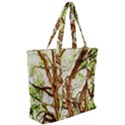 Hot Day In Dallas 14 Zip Up Canvas Bag View2