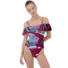 Pussy Butterfly 1 1 Frill Detail One Piece Swimsuit
