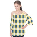 Diagonal Checkered Plaid Seamless Pattern Flutter Tees View1