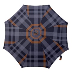 Seamless Pattern Check Fabric Texture Hook Handle Umbrellas (large)