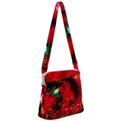 Christmas Tree  1 5 Zipper Messenger Bag by bestdesignintheworld