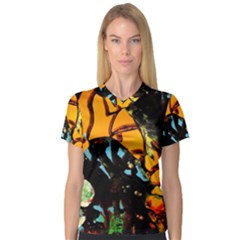 York 1 5 V-neck Sport Mesh Tee