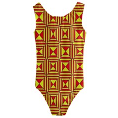 Rby-c-1-8 Kids  Cut-out Back One Piece Swimsuit
