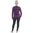 ABSTRACT-R-5 Velour Zip Up Jacket View2