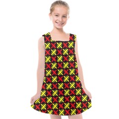 Rby-c-2-6 Kids  Cross Back Dress