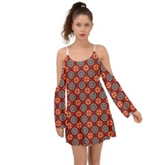 Espadella Kimono Sleeves Boho Dress