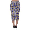 Zappwaits Velvet Midi Pencil Skirt View2