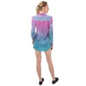 Pastel Goth Galaxy  Long Sleeve Chiffon Shirt View2