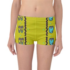 Peace People Hippie Friends And Free Living Fauna Reversible Boyleg Bikini Bottoms