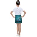 Awesome Light Bulb With Tropical Island Kids  Tennis Skirt View2