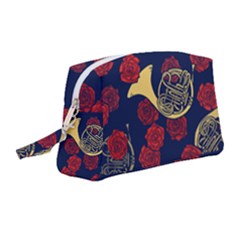 Roses French Horn  Wristlet Pouch Bag (medium) by BubbSnugg