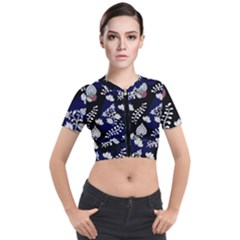 Vivitry Short Sleeve Cropped Jacket