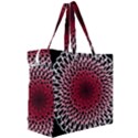 Gradient Spirograph Canvas Travel Bag View3