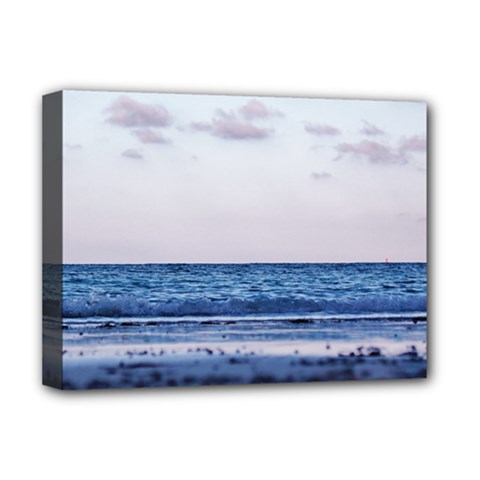 Pink Ocean Hues Deluxe Canvas 16  X 12  (stretched) 