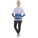 Pink Ocean Hues Casual Zip Up Jacket View2