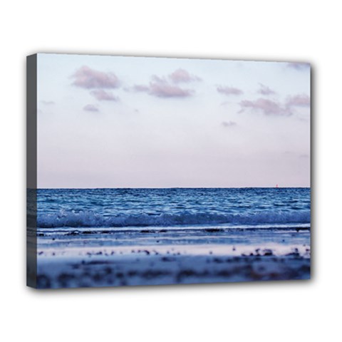 Pink Ocean Hues Canvas 14  X 11  (stretched)