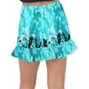 469823231 Glitch48 Fishtail Mini Chiffon Skirt View2