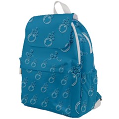Bubble Group Pattern Abstract Top Flap Backpack
