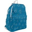Bubble Group Pattern Abstract Top Flap Backpack View2