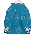 Bubble Group Pattern Abstract Top Flap Backpack View3