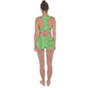 Pattern Tiles Square Design Modern Racerback Boyleg Bikini Set View2