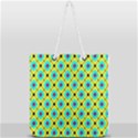 Pattern Tiles Square Design Modern Full Print Rope Handle Tote (Large) View1