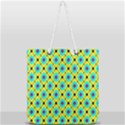 Pattern Tiles Square Design Modern Full Print Rope Handle Tote (Large) View2