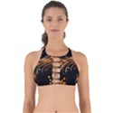 Abstract Background Particles Wave Perfectly Cut Out Bikini Top View1