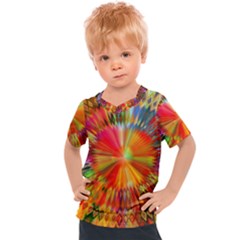 Kaleidoscope Mandala Color Kids  Sports Tee