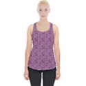 Leaf Pattern Lace Leaf Leaves Piece Up Tank Top View1