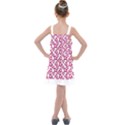 Cute Flowers - Peacock Pink White Kids  Overall Dress View2