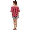 Rose In Mexican Pink Off Shoulder Short Sleeve Top View2